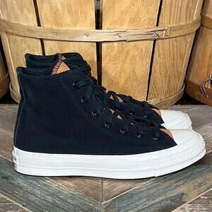 Converse All Star 70 High Top OX Premium Black Tan Suede Sneakers Womens Size 6